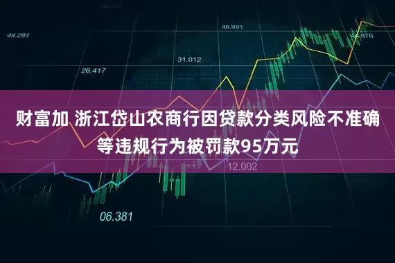 财富加 浙江岱山农商行因贷款分类风险不准确等违规行为被罚款95万元
